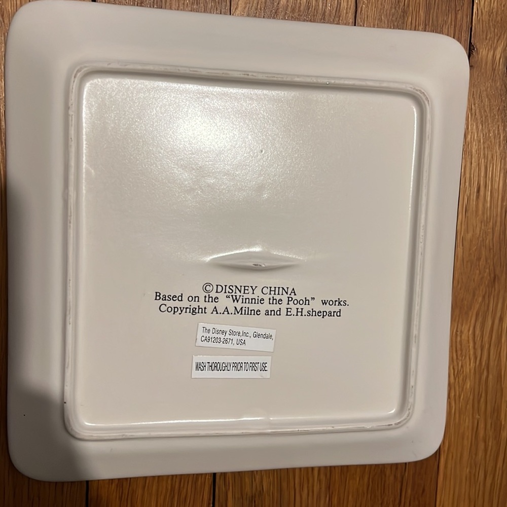 1995 Disney China , Winnie the Pooh Plate, Cookies for Santa - Picture 3 of 4